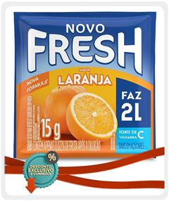FRESH FAZ 2L LARANJA 15X15G