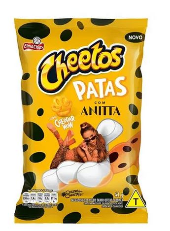 Salgadinho Cheetos Tubo Queijo Cheddar 40g