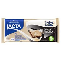 CHOC LACTA DIAM NEGRO LAKA 17X80G