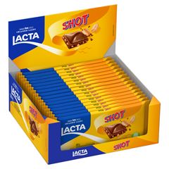 CHOC LACTA SHOT 17X80G
