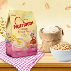 MINGAU NUTRIBOM AVEIA E ARROZ 180G