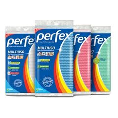 PANO MULTIUSO PERFEX MULTICORES 5UN
