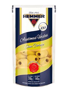 AZEITONAS HEMMER VERDE S CAROCO SCH 140G