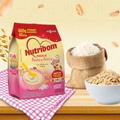 MINGAU NUTRIBOM AVEIA E ARROZ 600G NV