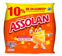 LA DE ACO ASSOLAN 10% DESC 20X45G