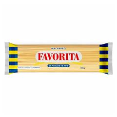 MACARRAO FAVORITA COMUM ESPAGUETE 400G