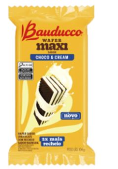 WAFER BAUDUCCO MAXI CHOC E CREAM 104G