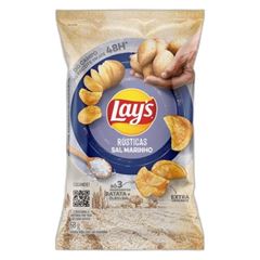 LAYS RUSTICA SAL MARINHO 68G