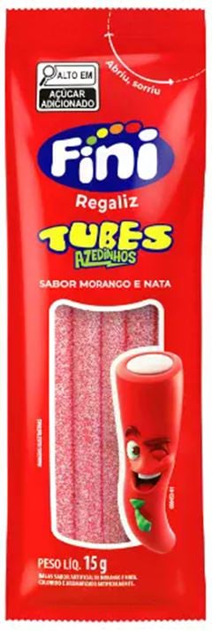 REGALIZ FINI TUBES MORANGO CITR 12X15G