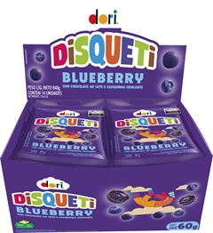 DISQUETI DORI CONF BLUEBERRY CHOC 14X60G