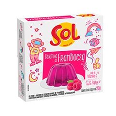 GELATINA SOL CX FRAMBOESA 20G