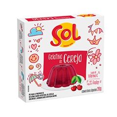 GELATINA SOL CX CEREJA 20G