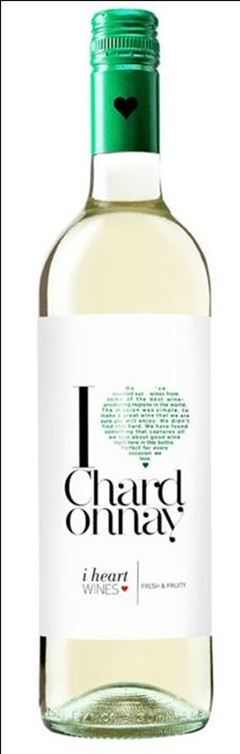 VIN I HEART CHARDONNAY BC SC 750ML