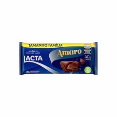 CHOC LACTA AMARO 12X145G