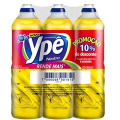 LAVA L LIQ YPE TRAD NEUTRO 6X500ML PROMO