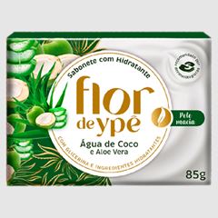 SABONETE FLOR YPE AGUA COCO ALOE 85G