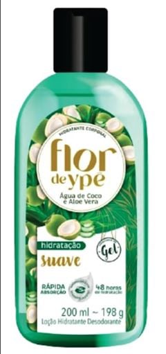 HIDRATANTE FLOR YPE AGUA COCO ALOE 200ML
