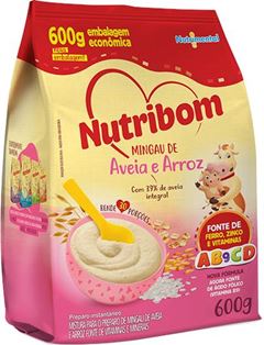 MINGAU NUTRIBOM AVEIA E ARROZ 600G PROMO