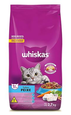 WHISKAS ADULT PEIXE 2,7KG