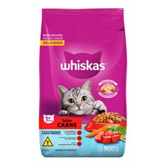 WHISKAS CASTRADOS CARNE 900G