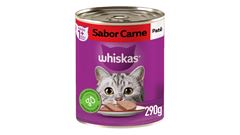 WHISKAS LATA CARNE 290G