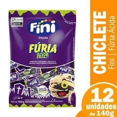 CHICLE FINI FURIA ACIDA 140G