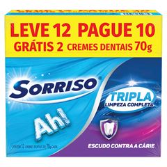 CR DENTAL SORRISO 12X70G TRI LIMPEZA