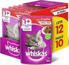 WHISKAS SACHE R PEQ CARN L12 P10 85G PM