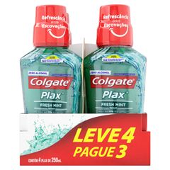 ENXAG COLGATE PLAX 4X250ML FRESH MINT PM