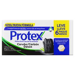 SAB PROTEX ANTIBAC 6X85G CARVAO PM