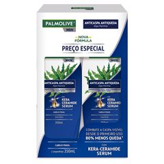 SHAMPOO PALMOLIVE MEN 2X350ML ANTCASP PM