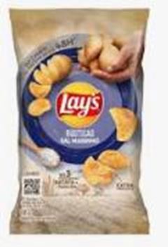 LAYS RUSTICA SAL MARINHO 108G