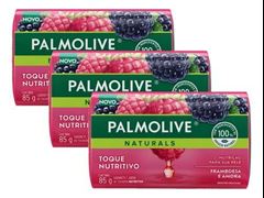 SAB PALMOLIVE 3X85G FRAMBOESA AMORA