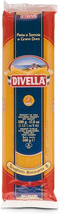 MASSA IT DIVELLA 08 SPAGUETTI 500G