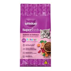 WHISKAS SUPERFOOD DRY FIL SALMAO 2,7KG