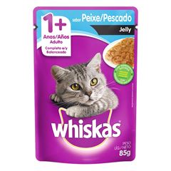 WHISKAS SACHE AD PEIXE JELLY 85G