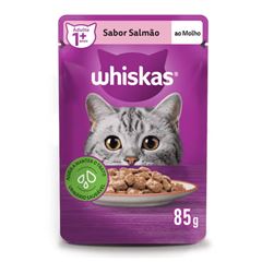 WHISKAS SACHE AD SALMAO L20 P16 85G PM