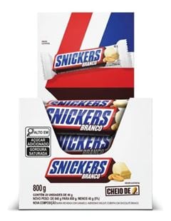 CHOC SNICKERS WHITE 20X40G