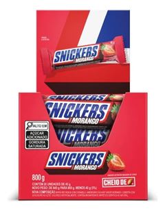 CHOC SNICKERS MORANGO 20X40G