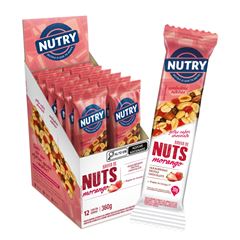 BAR NUTRY NUTS MORANGO 12X30G