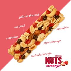 BAR NUTRY NUTS MORANGO 12X30G