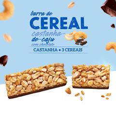 BAR NUTRY CEREAL CAST CAJU CHOC 24X22G