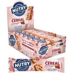 BAR NUTRY CEREAL MORANGO CHOC 24X22G