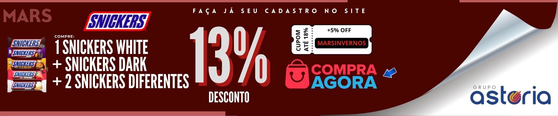 13% SNICKERS
